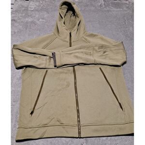 Lululemon hoodie full zip pullover active casual mens‎ XL green olive
